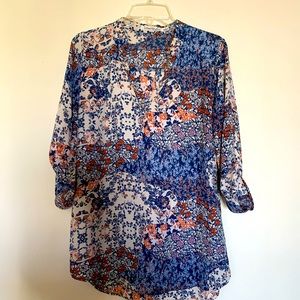 Large Liberty Love Multi Color blouse
